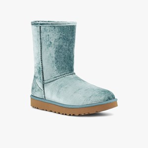 Ugg Classic Short II Velvet Stövlar Dam Vita/Gröna (014728JEC)